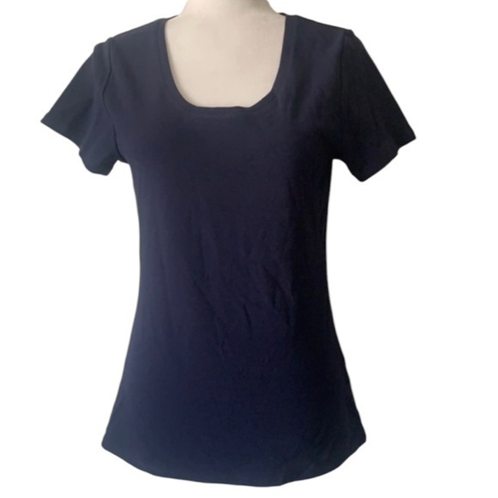 Boden NWT blue short sleeve scoop neck top in size Medium